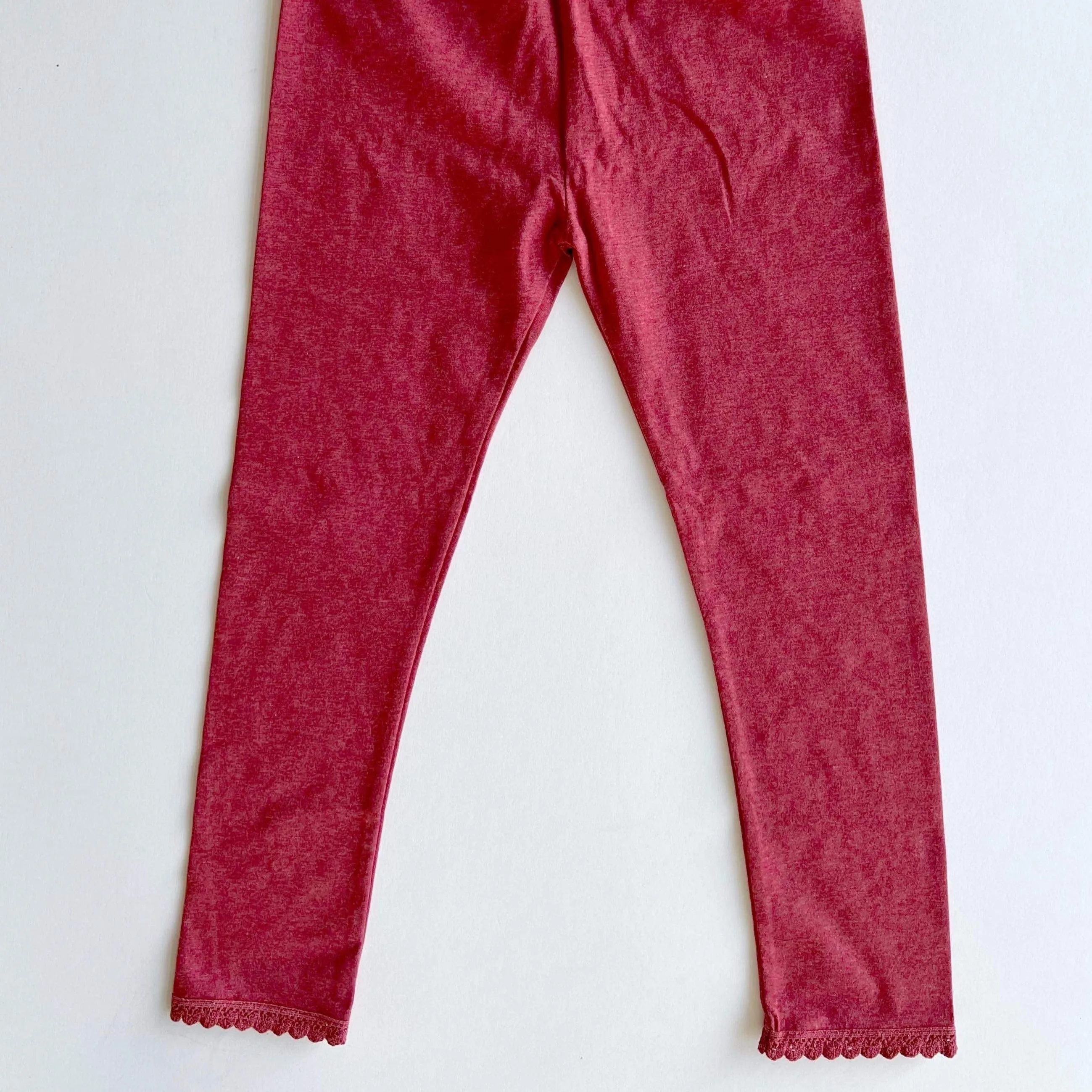 PINK LACE LEGGINGS (COORDINATES WITH THE NAVY FLORAL FALL TUNIC)- size 12 only