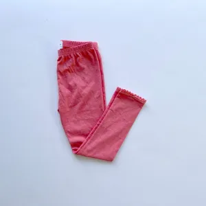 PINK LACE LEGGINGS (COORDINATES WITH THE NAVY FLORAL FALL TUNIC)- size 12 only