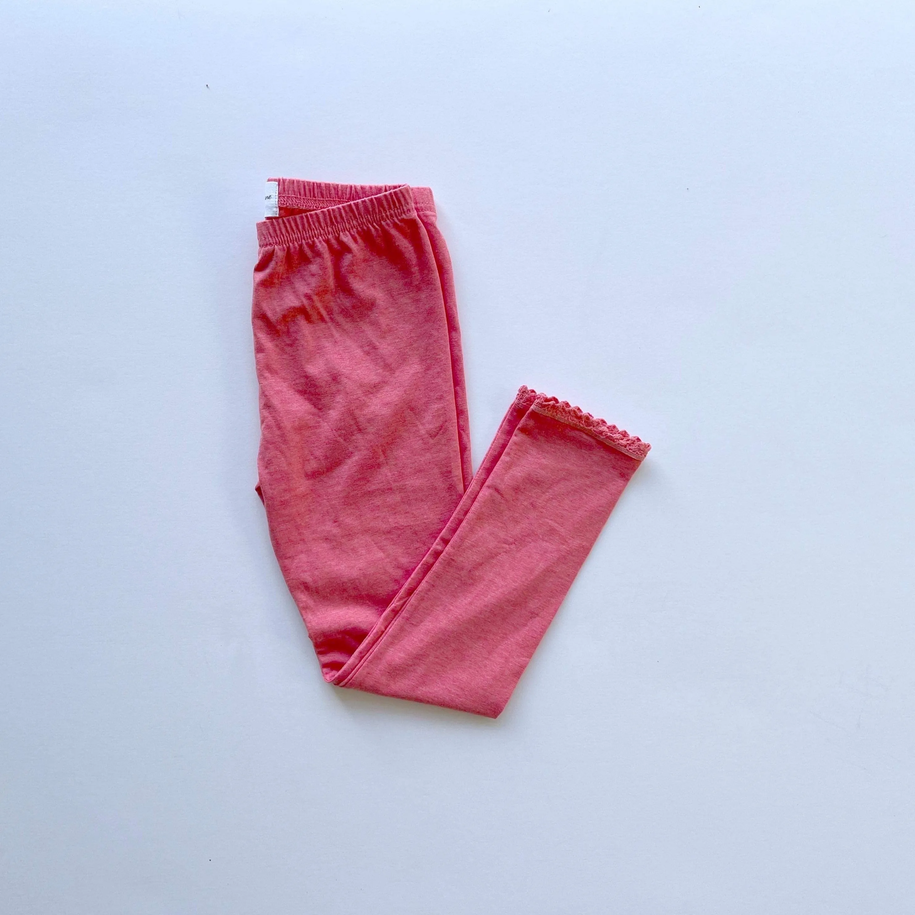 PINK LACE LEGGINGS (COORDINATES WITH THE NAVY FLORAL FALL TUNIC)- size 12 only