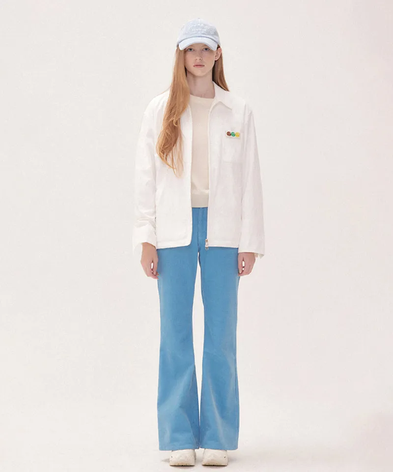PIV'VEE Windbreaker Jacket - Cloud White