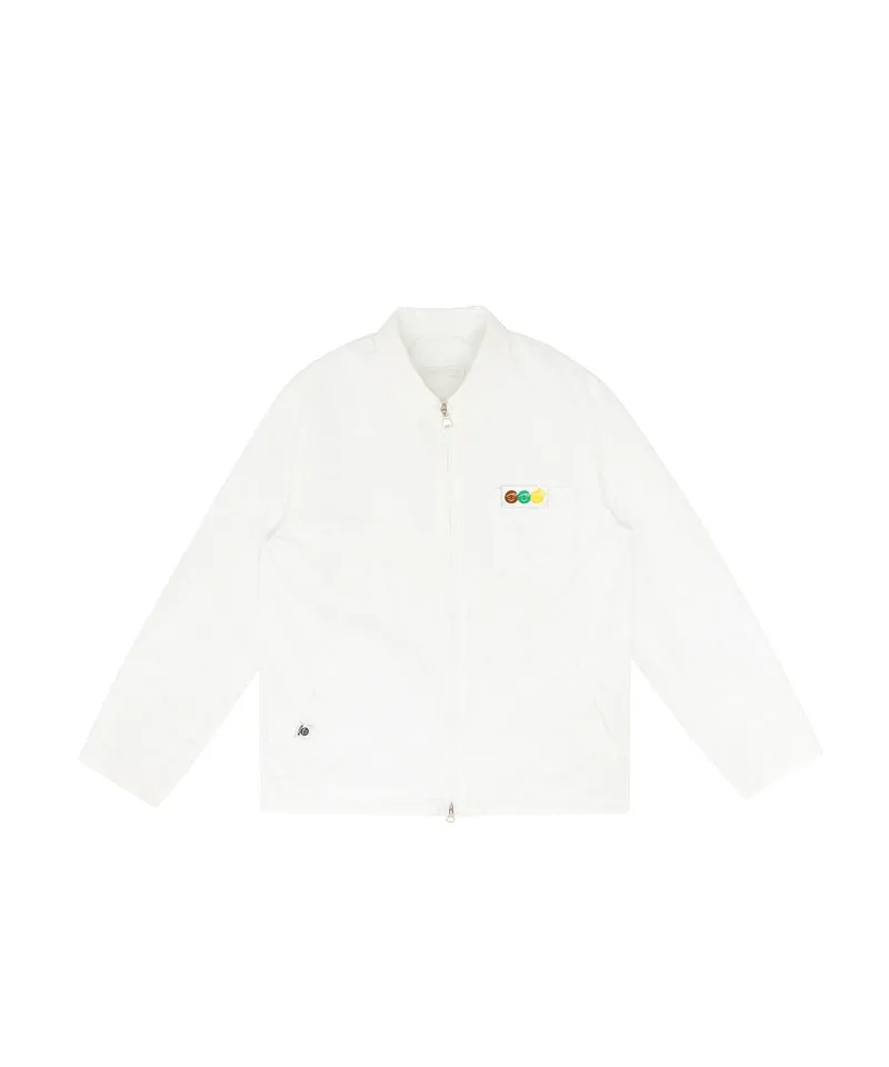 PIV'VEE Windbreaker Jacket - Cloud White