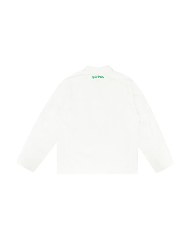 PIV'VEE Windbreaker Jacket - Cloud White