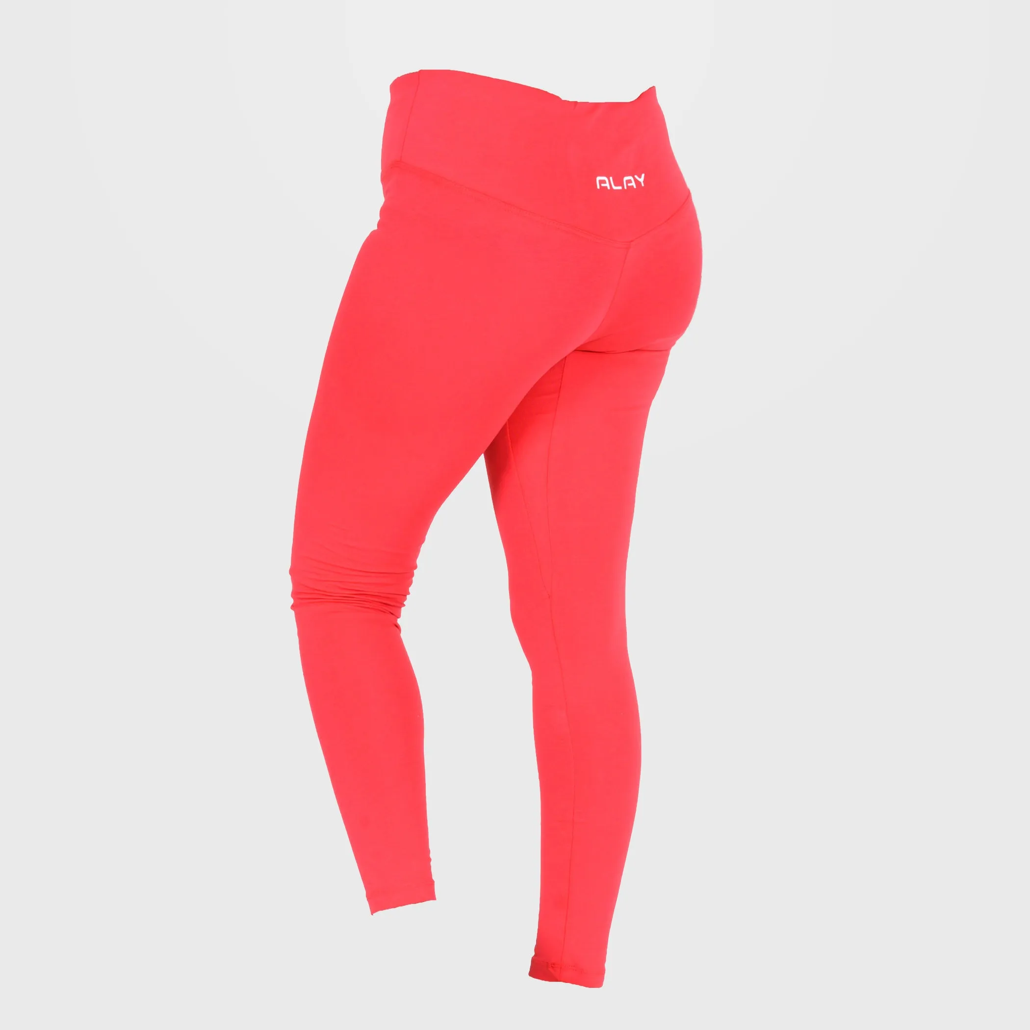 Plush Cotton Legging - Red