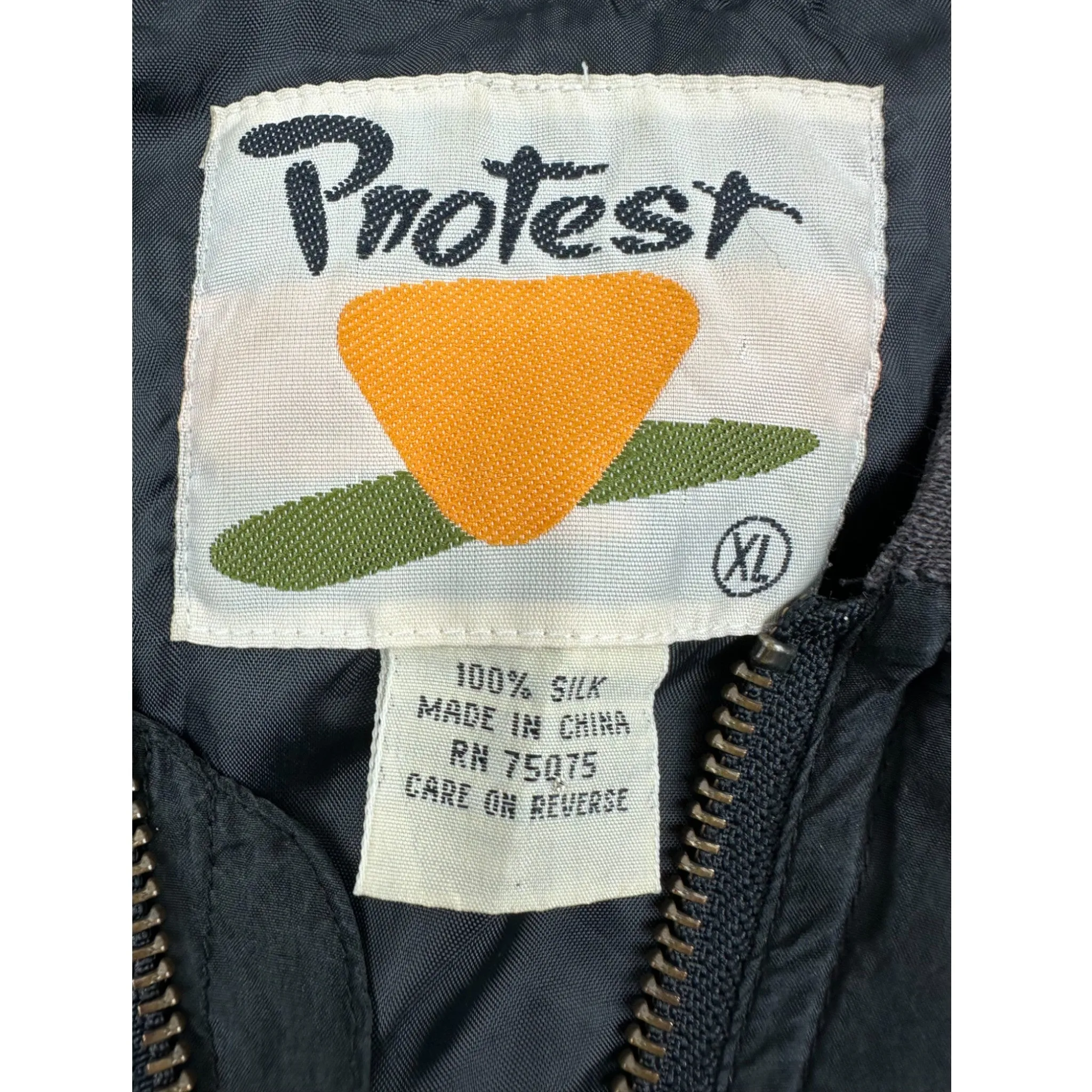 PROTEST LIGHT VARSITY STYLE JACKET - (XL)