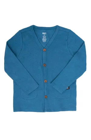 RAGS Kids Essential Cardigan - Lyons Blue