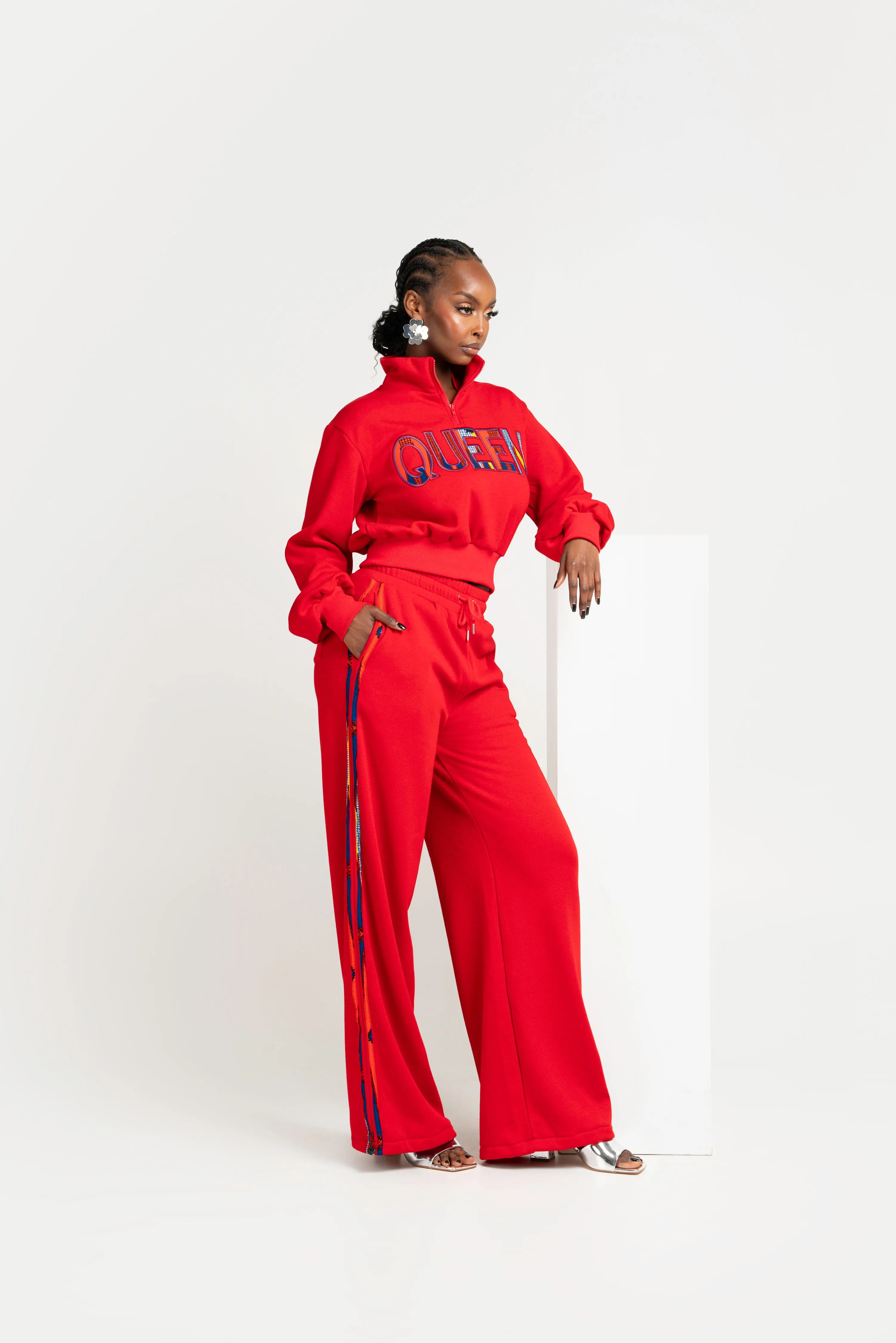 RED QUEEN Plush fleece JOGGER Set
