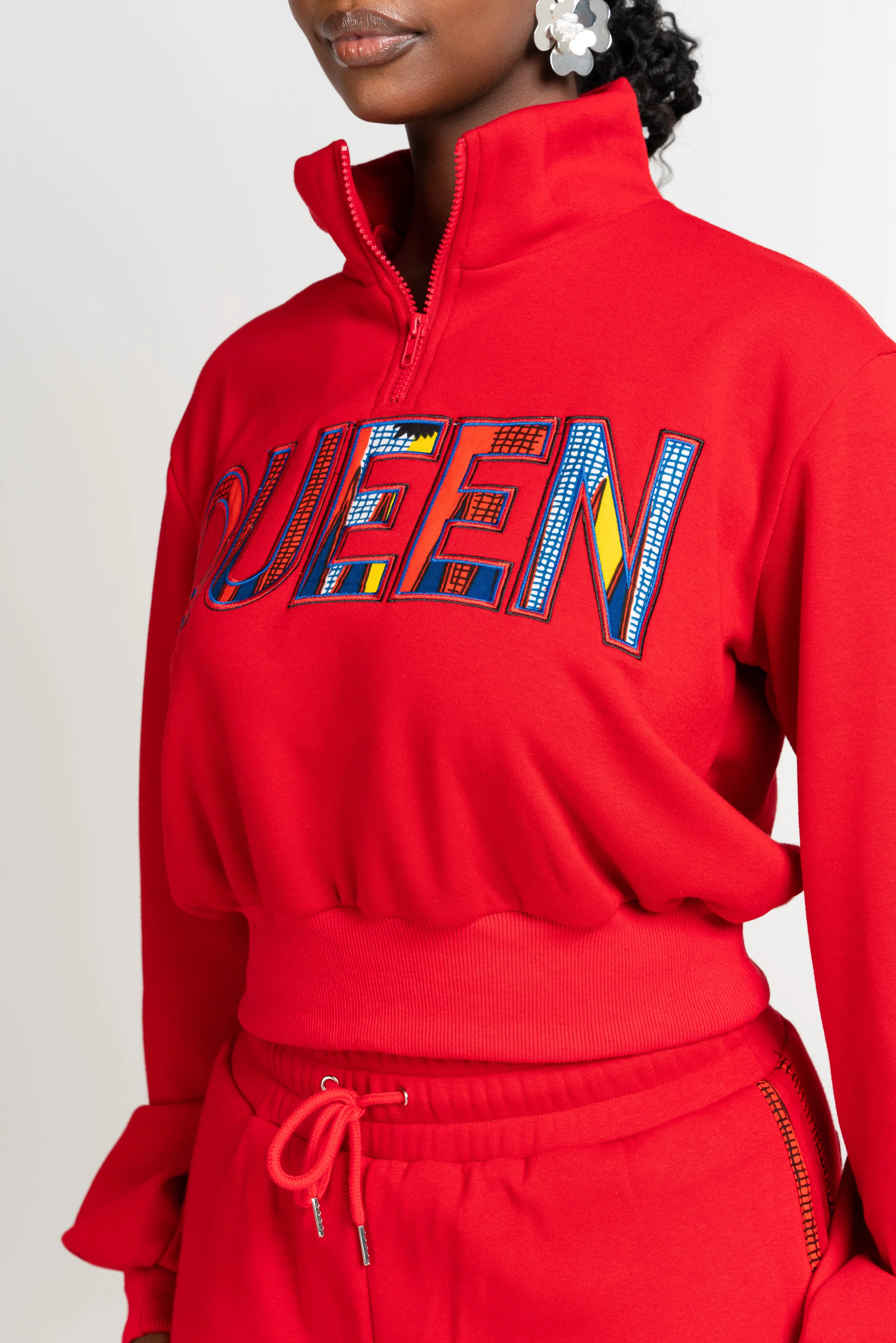 RED QUEEN Plush fleece JOGGER Set