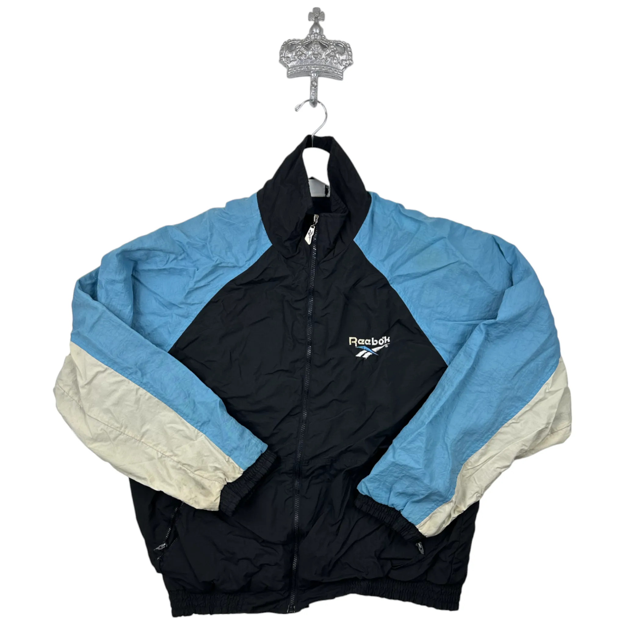 REEBOK UNITED KINGDOM FLAG WINDBREAKER - (L)