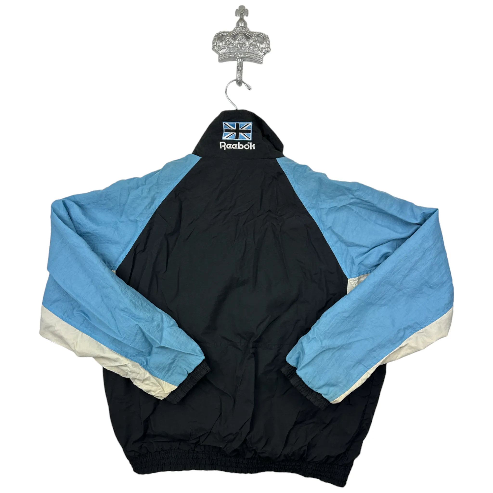 REEBOK UNITED KINGDOM FLAG WINDBREAKER - (L)
