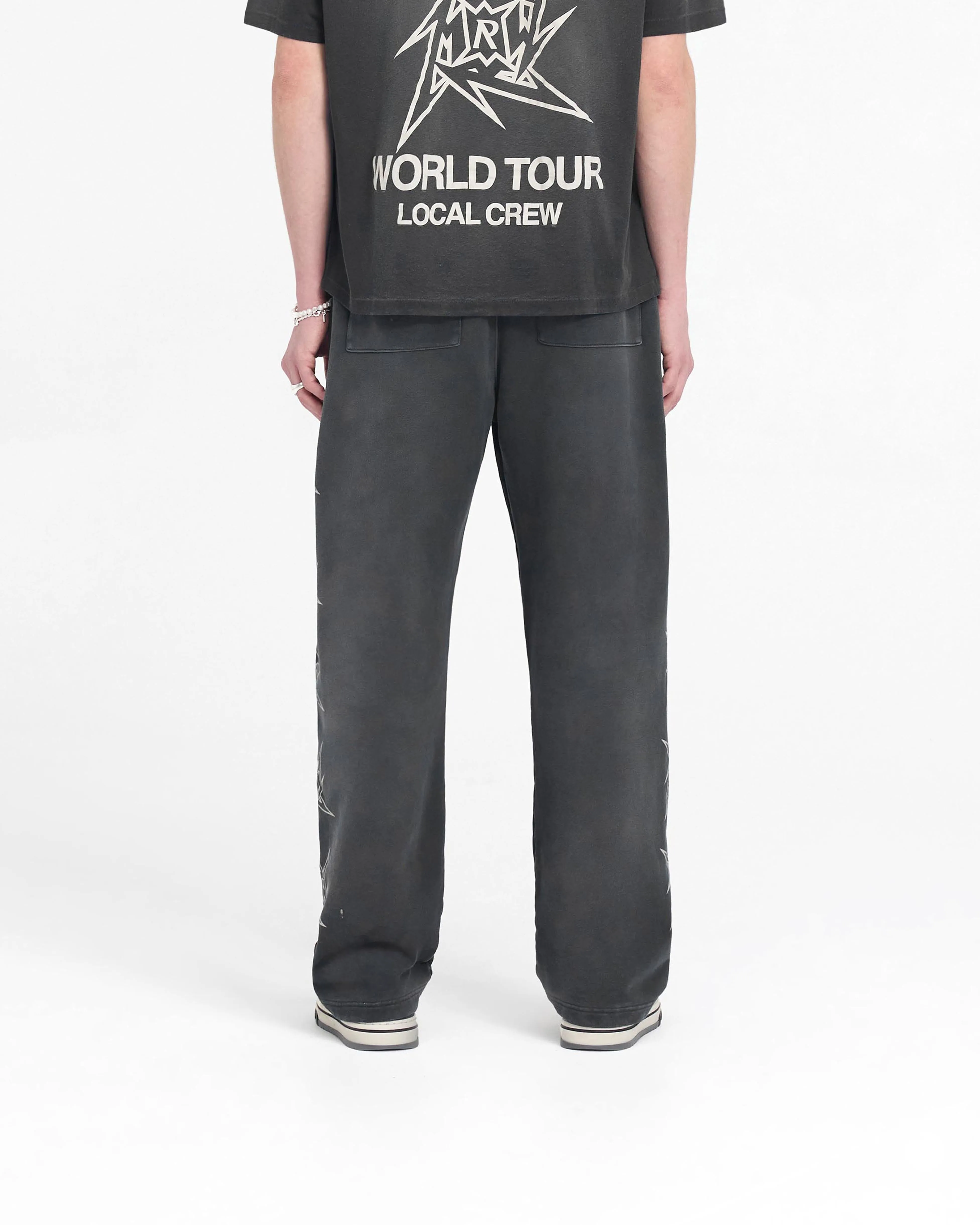 Represent X Metallica Local Crew Sweatpant - Stained Black