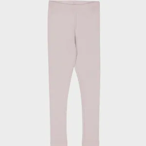 Rib Leggings in Soft Lilac