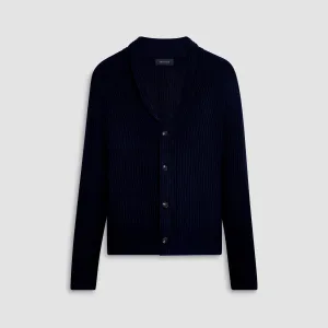 Rib Stitch Knit Cardigan Sweater
