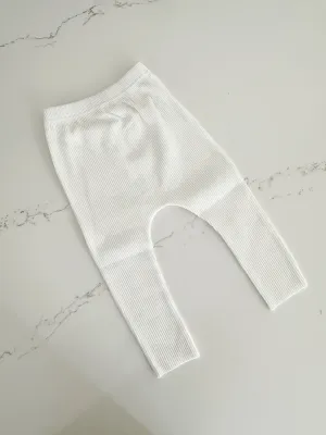Ribbed Cotton Leggings