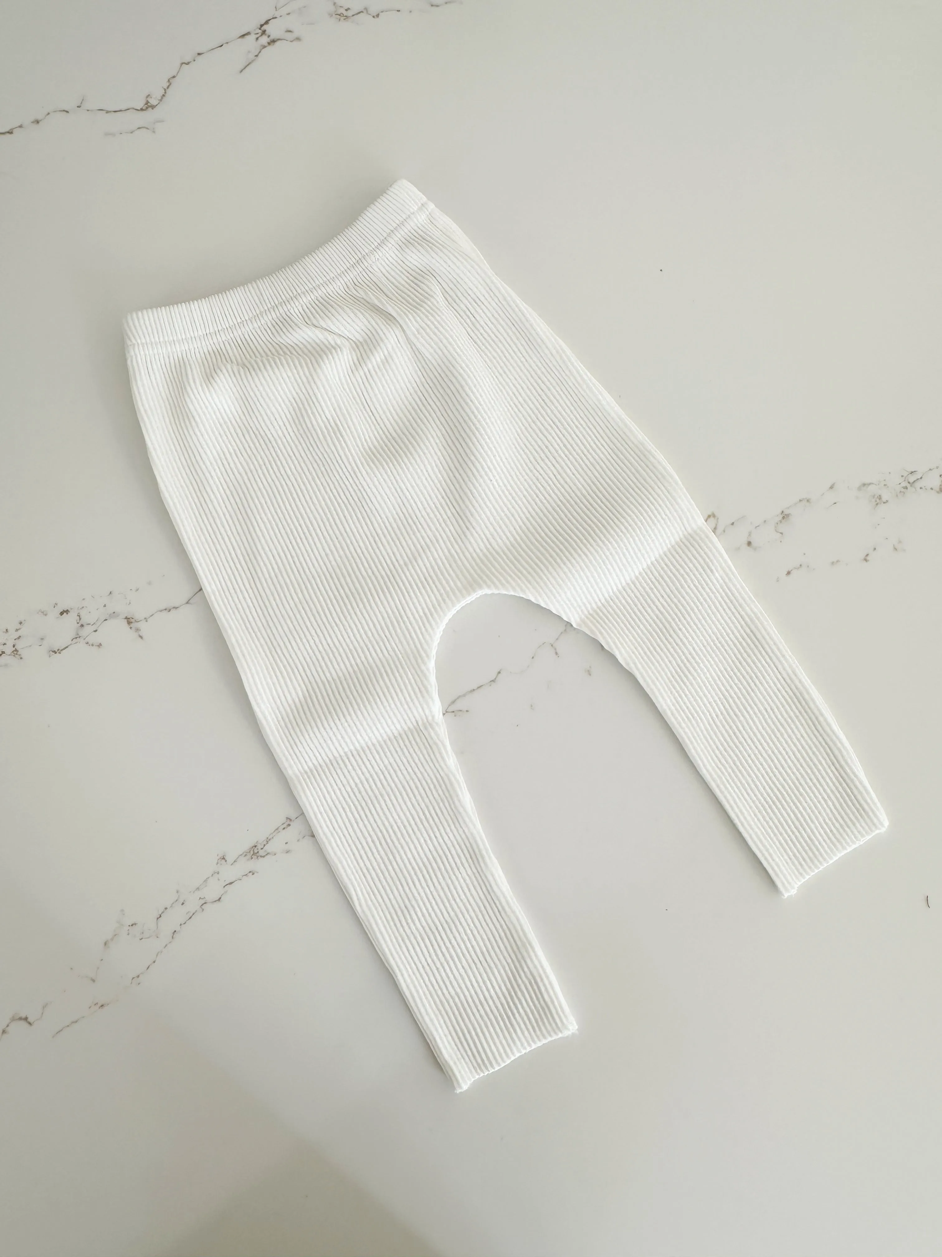 Ribbed Cotton Leggings