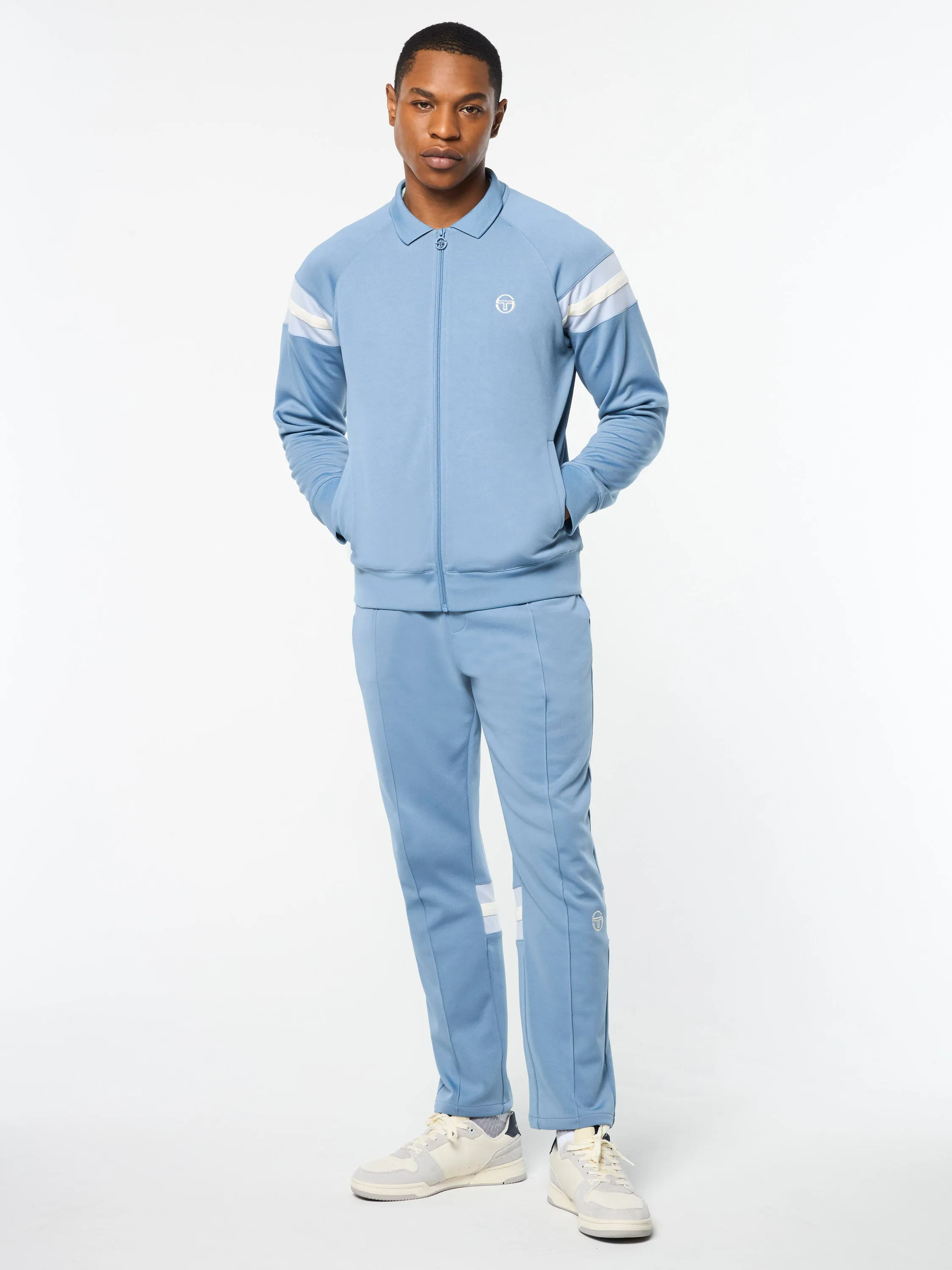 Rimini Track Jacket- Faded Denim