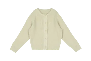 Rody Fine Knit Cardigan, Light Beige