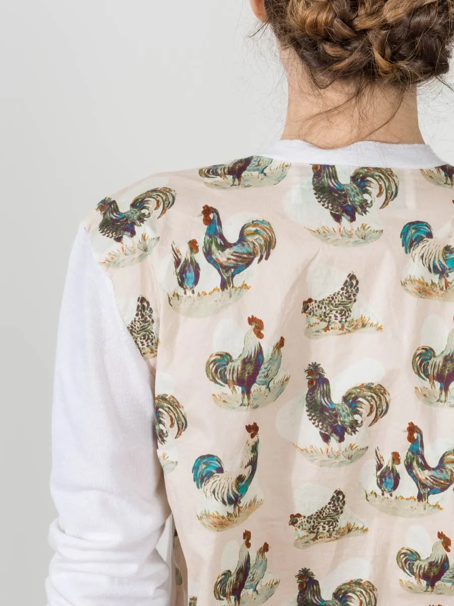 rooster cardigan