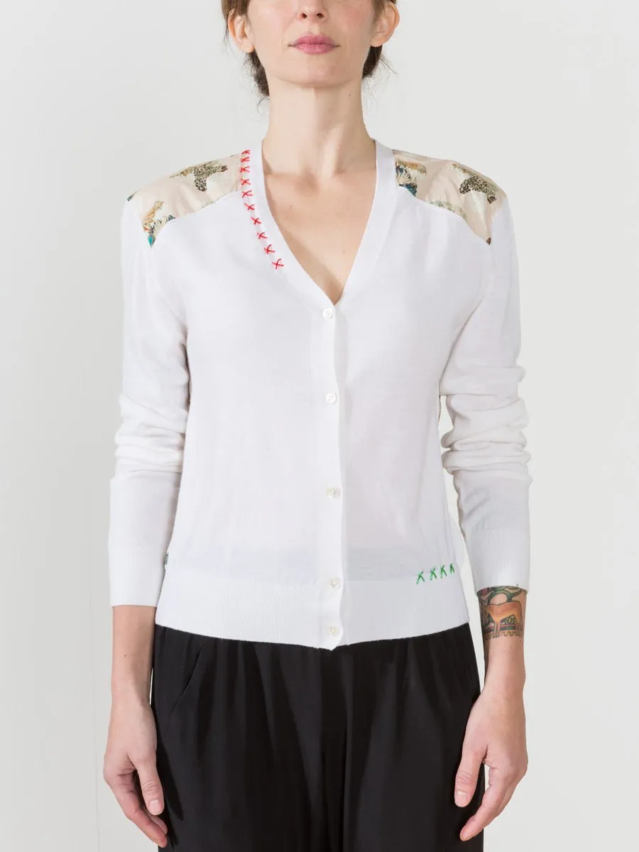 rooster cardigan