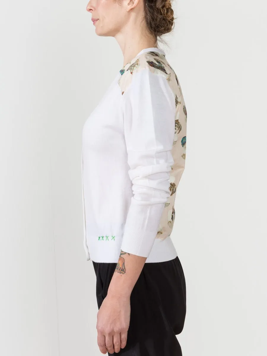 rooster cardigan