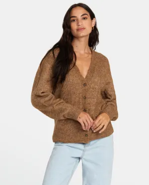 RVCA Womens Sweetheart Cardigan