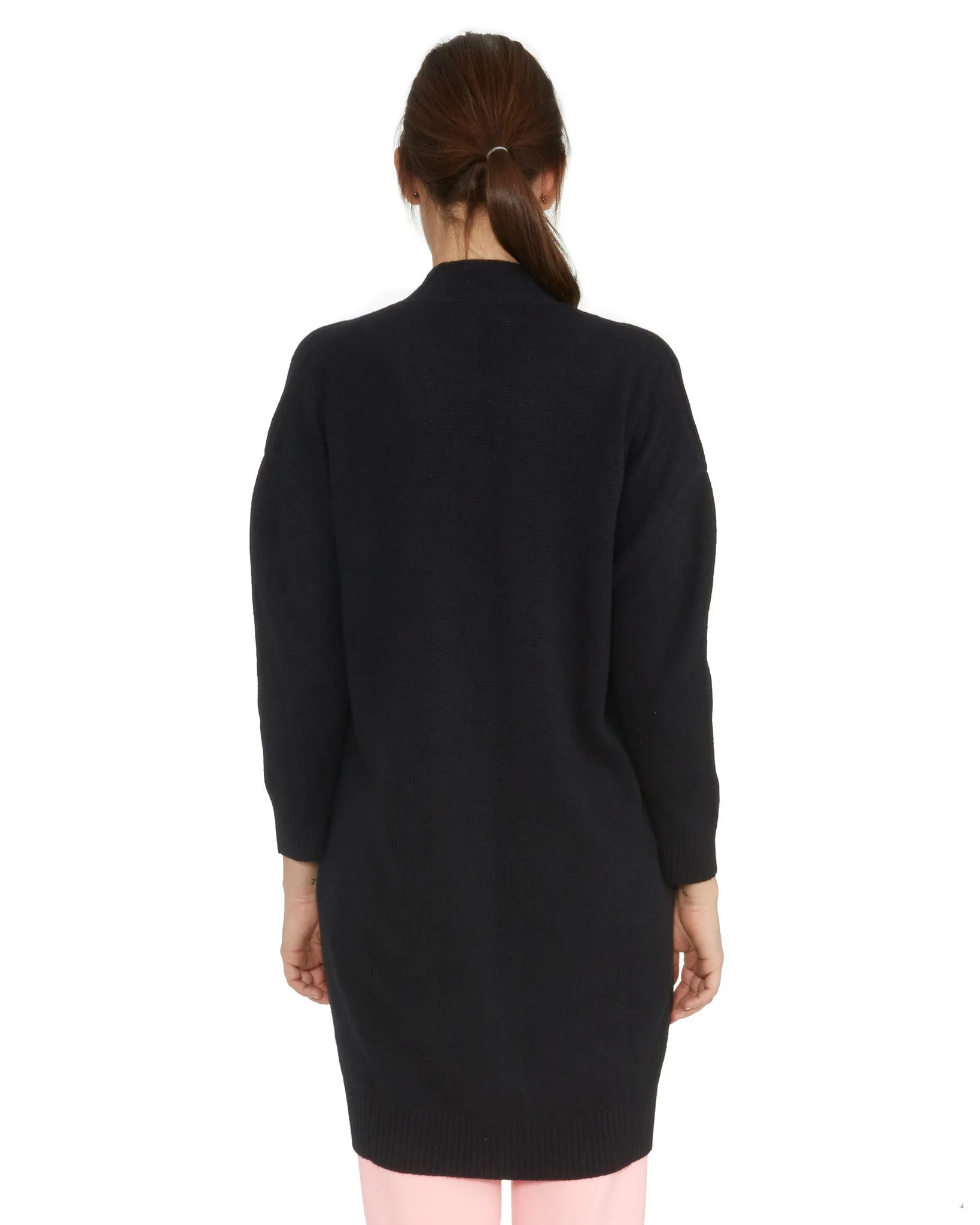 Ryan Roche | Long Cashmere Cardigan in Black