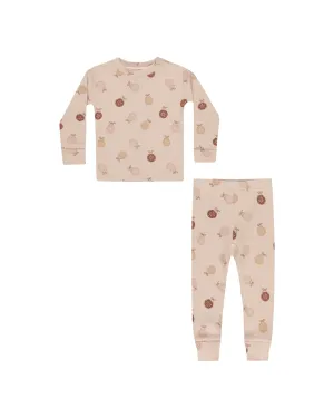 RYLEE   CRU Organic Long Sleeve Pajama Set || Ornaments