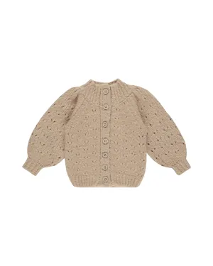 RYLEE   CRU Tulip Cardigan || Sand