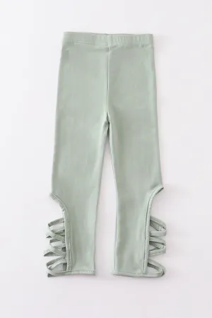Sage Hollow Out Legging
