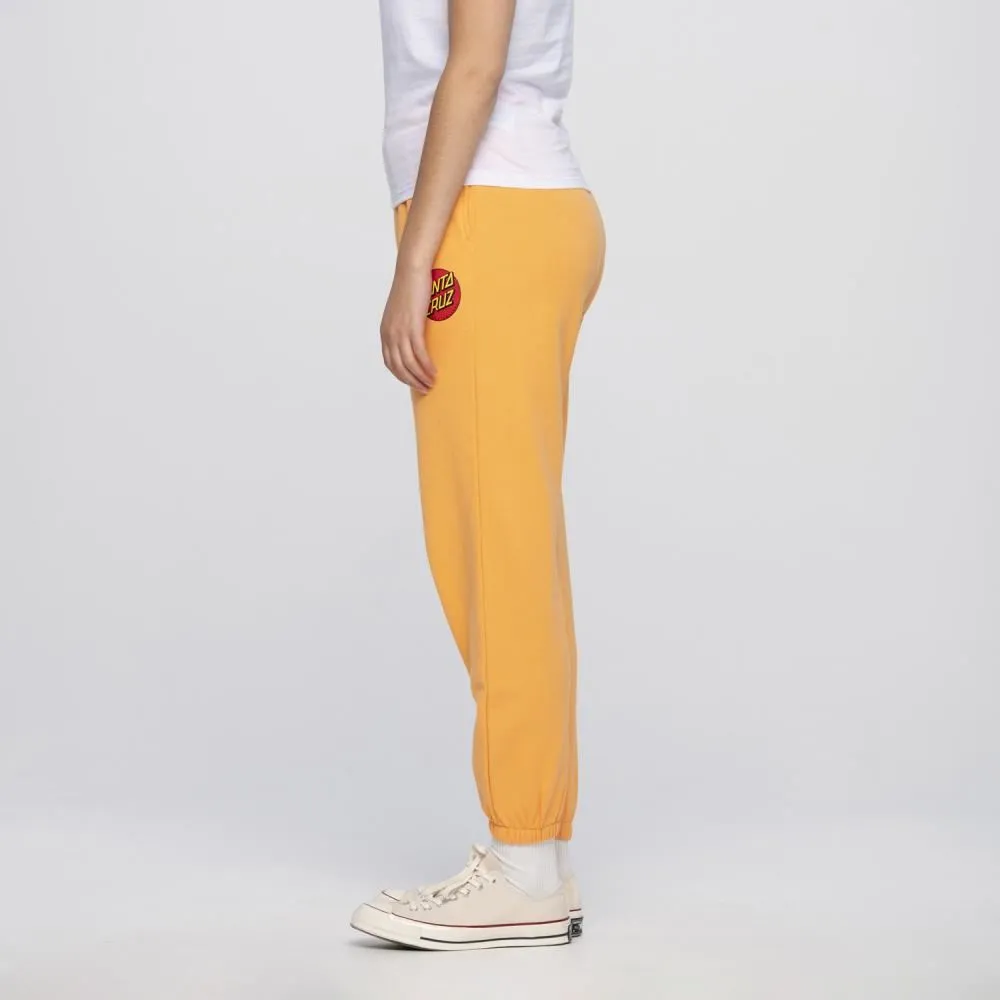 Santa Cruz Womens Pant Classic Dot Sweatpant - Papaya