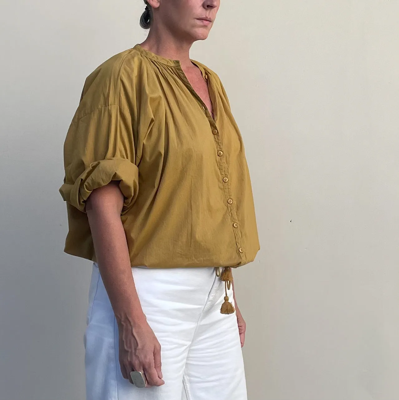 Sarakiniko Blouse Ochre