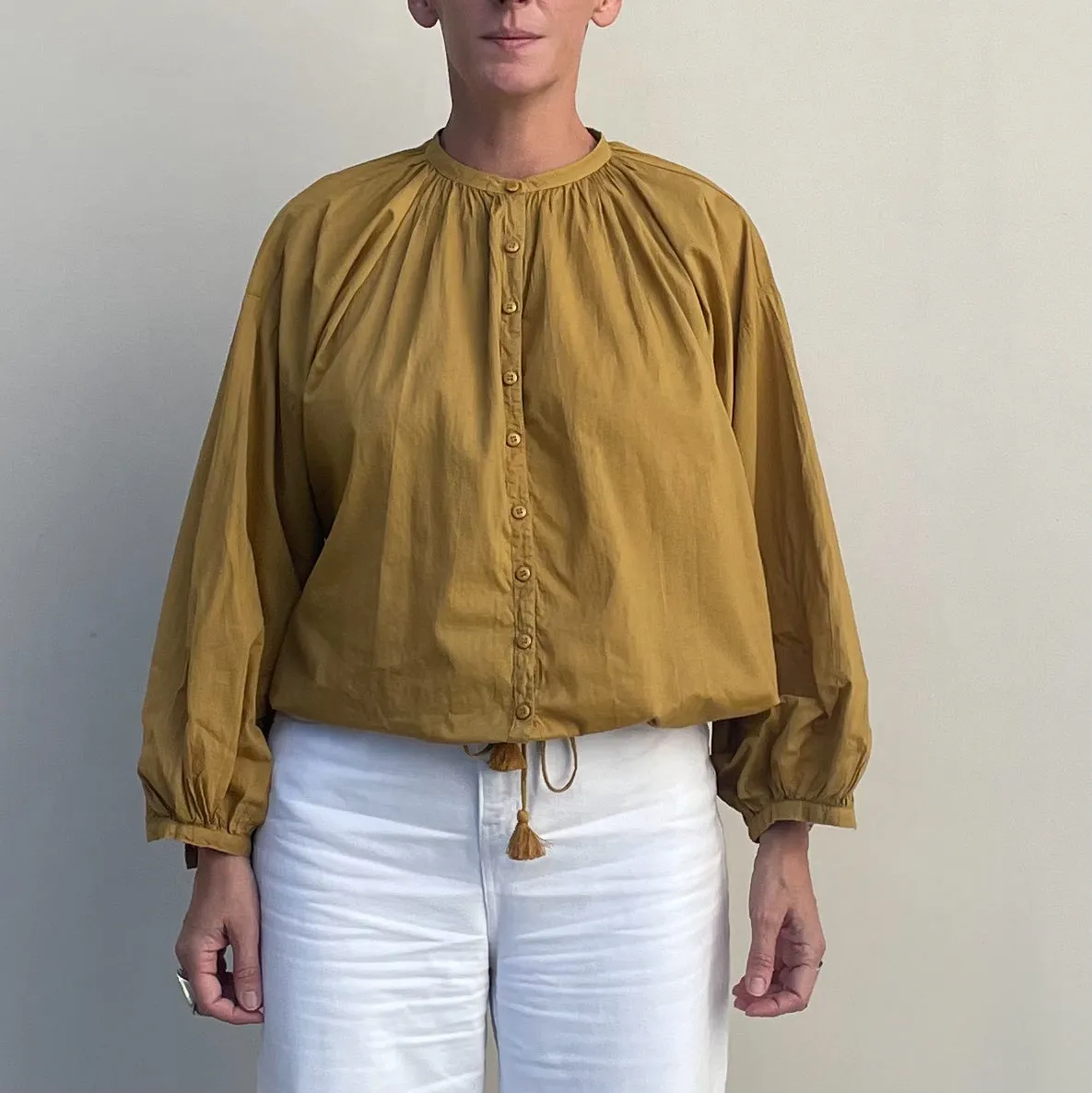 Sarakiniko Blouse Ochre