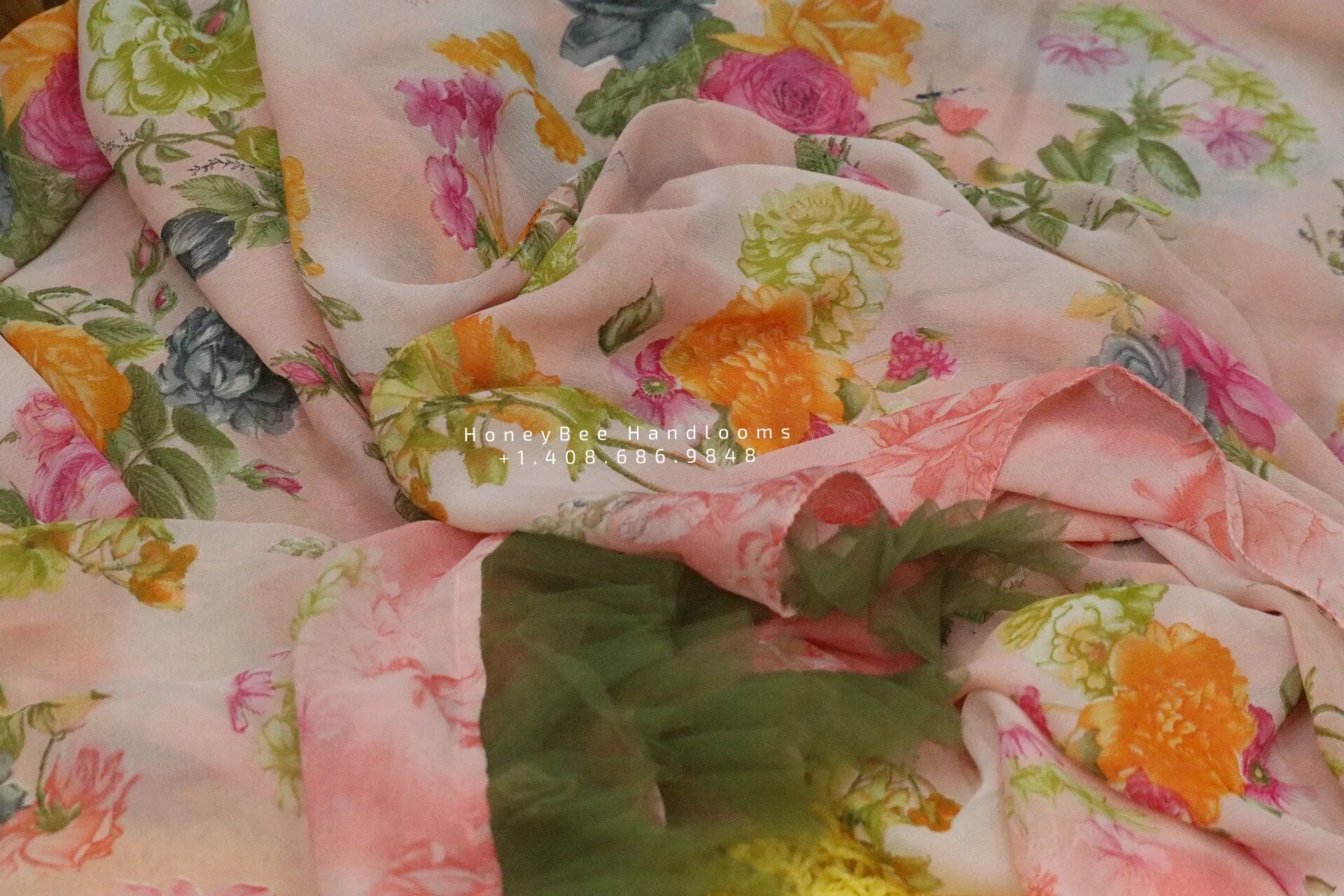Saree with Stitched Blouse | Saree Blouse | Ruffle saree | Pink Ruffle| Fancy Saree | Cocktail Saree | Indian Party Saree|HoneyBee Handlooms
