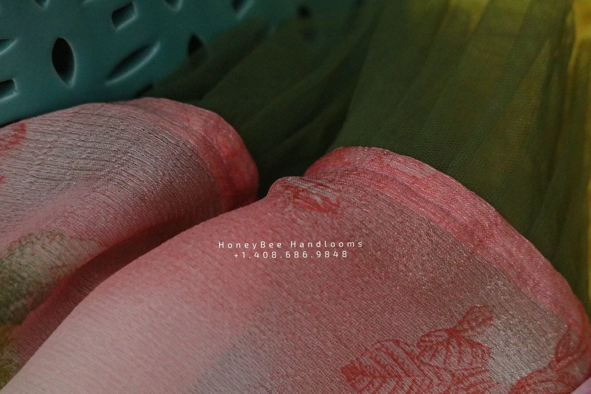 Saree with Stitched Blouse | Saree Blouse | Ruffle saree | Pink Ruffle| Fancy Saree | Cocktail Saree | Indian Party Saree|HoneyBee Handlooms
