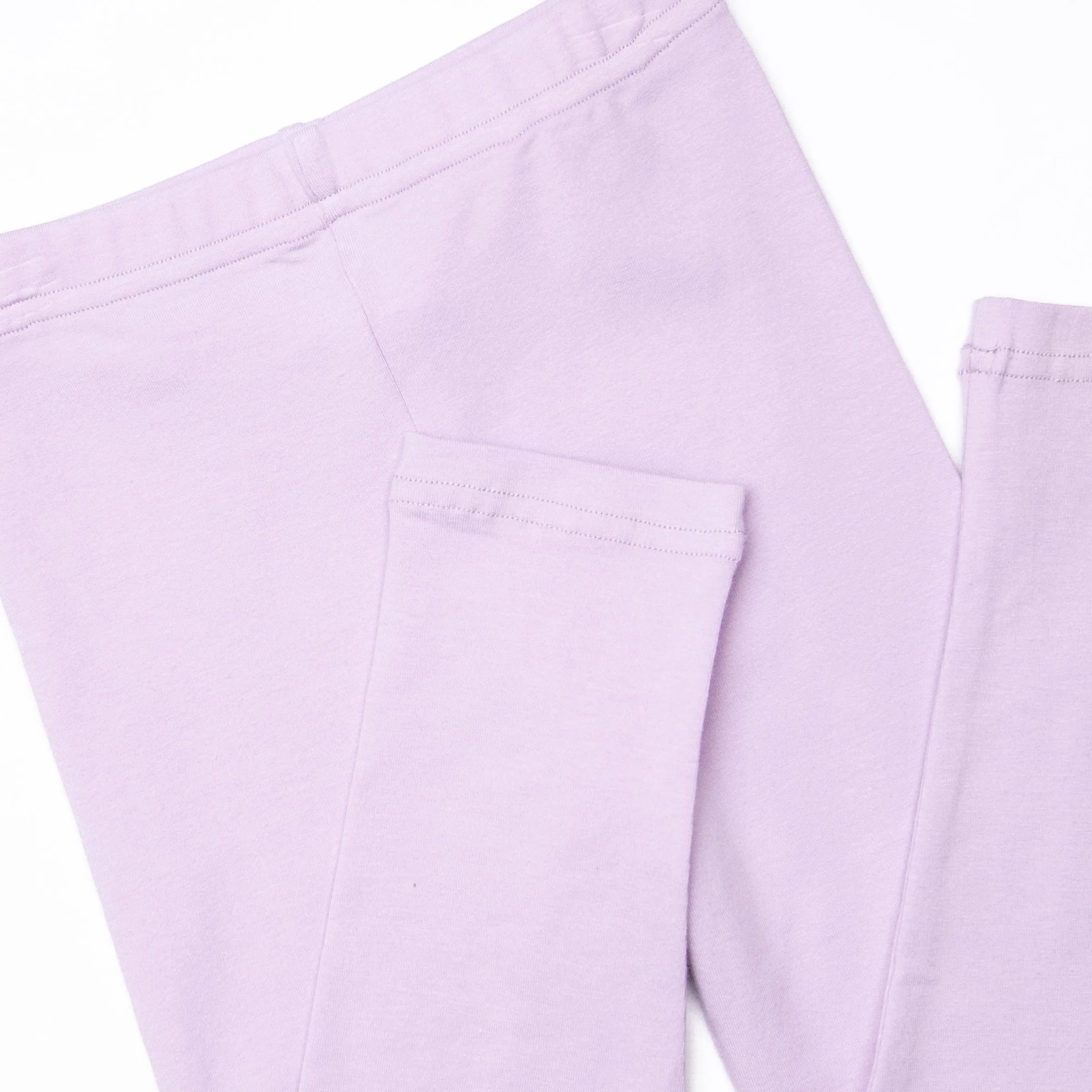 Scaredy Cat Applique Legging Set, Purple