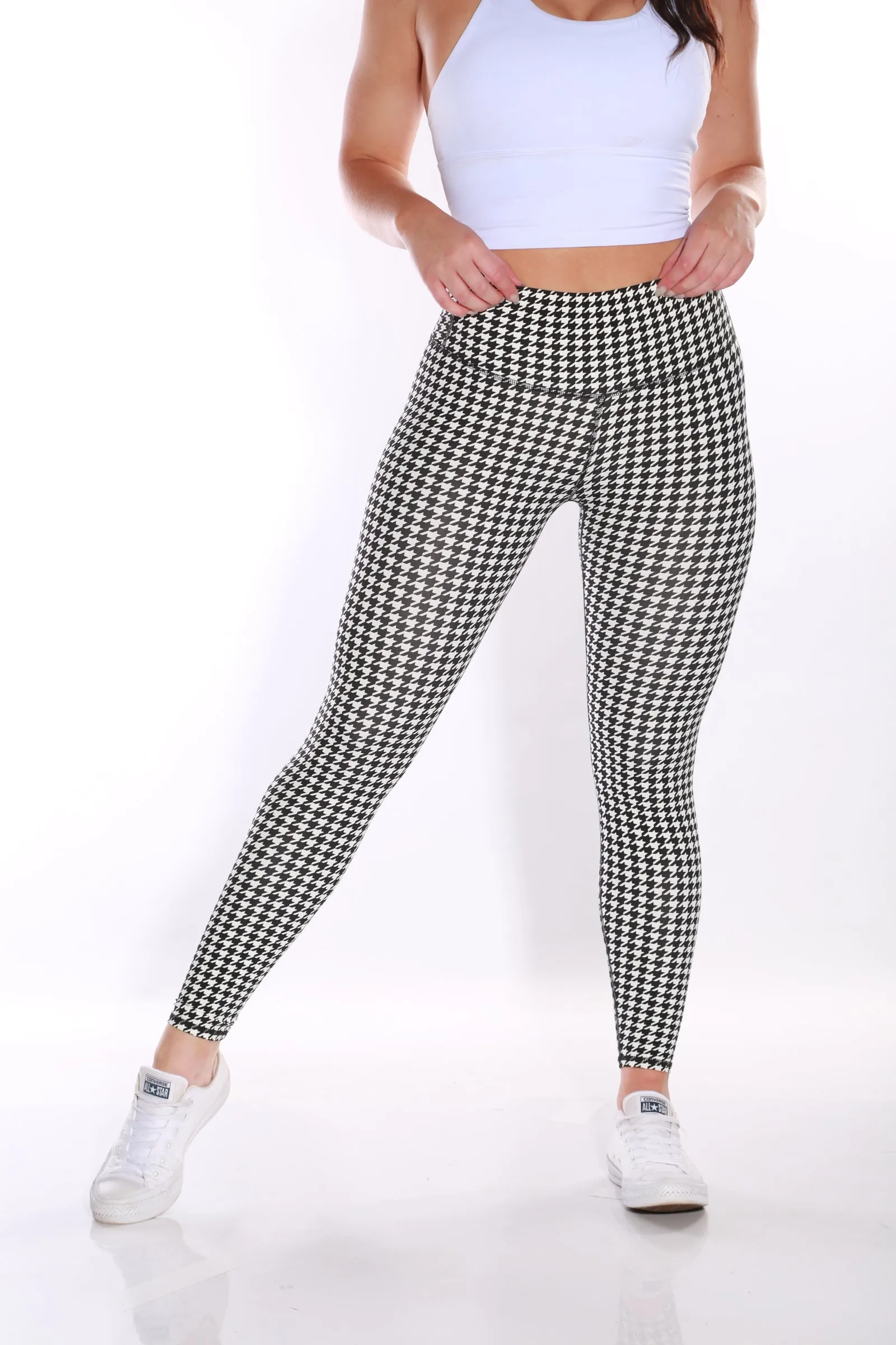 Shapewear TNG Expression leggings - Full Houndstooth