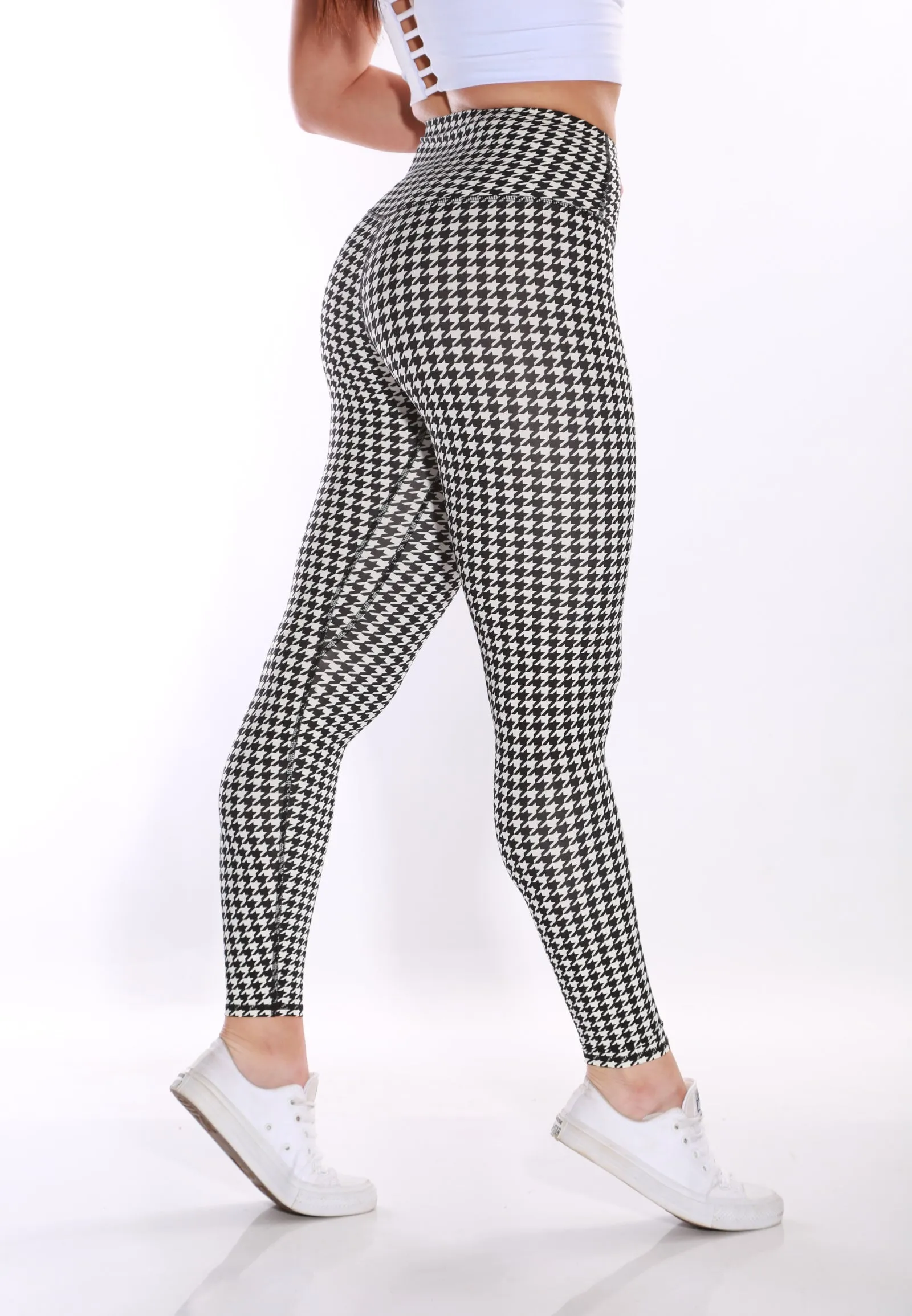 Shapewear TNG Expression leggings - Full Houndstooth
