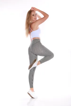 Shapewear TNG Expression leggings - Full Houndstooth