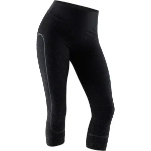 Shaping Fitness Cotton Capri Leggings - Grey Print