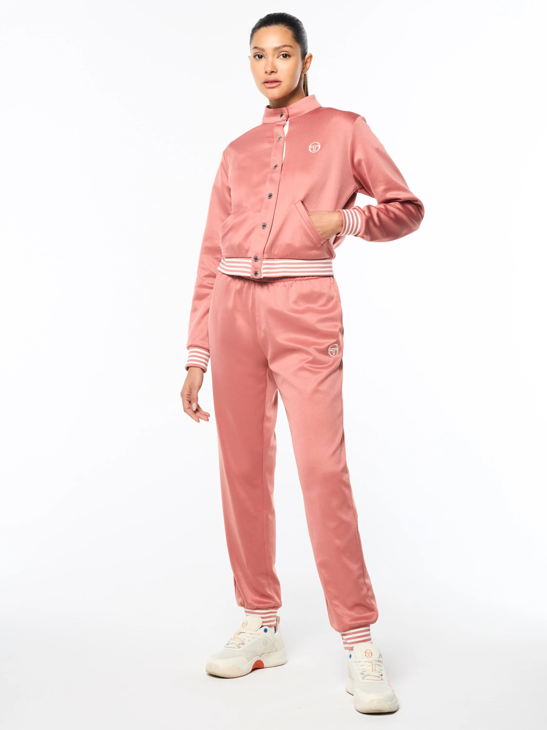 Sienna Track Jacket- Light Mahogany