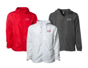 Sigma Alpha Iota Windbreaker Jacket - Letters