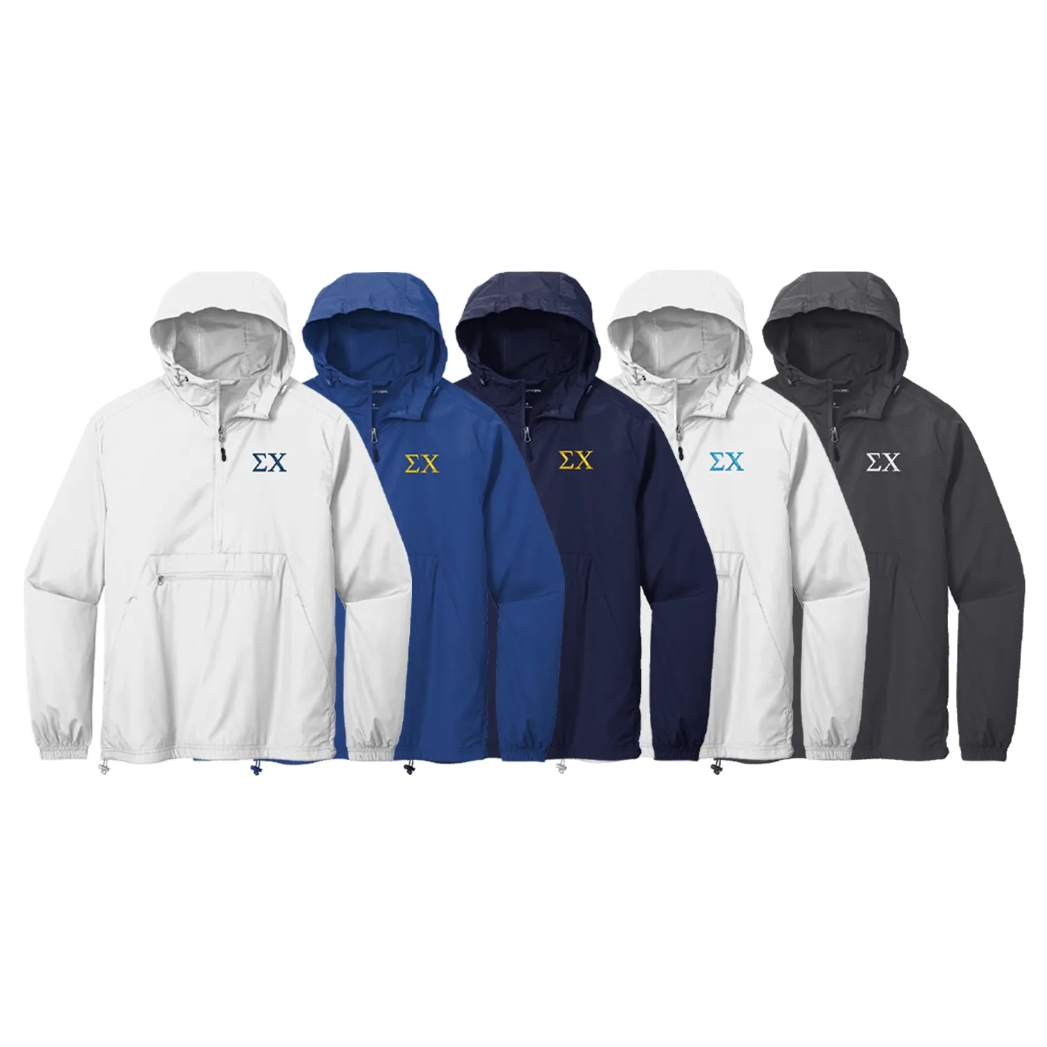 Sigma Chi Windbreaker - Greek Letters