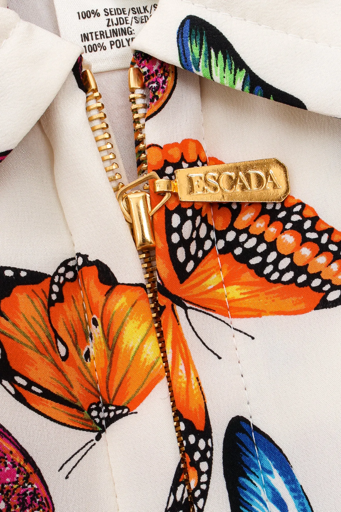 Silk Rainbow Butterfly Jacket