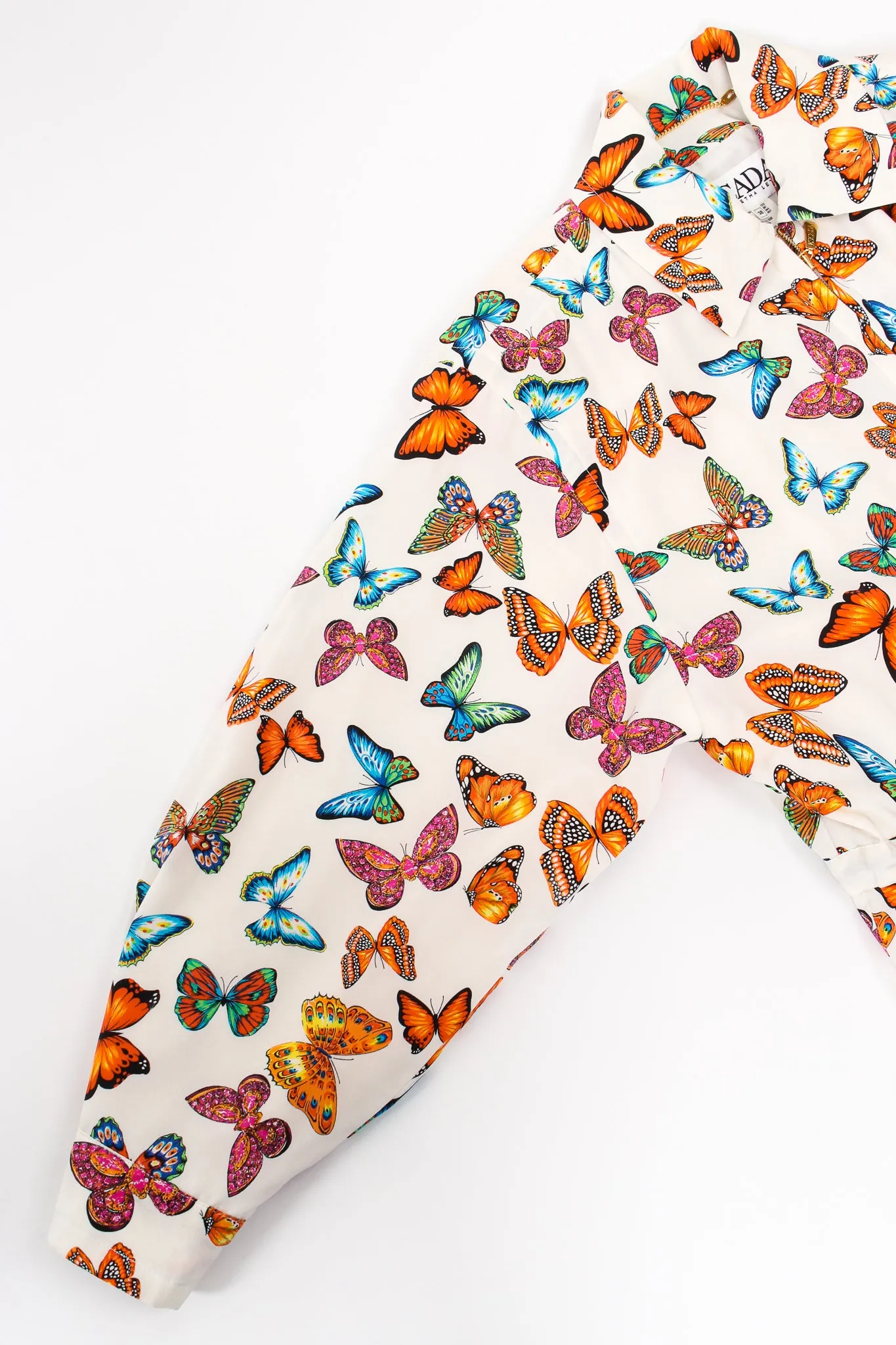 Silk Rainbow Butterfly Jacket
