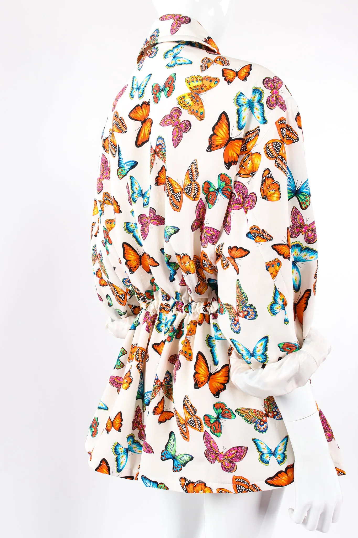 Silk Rainbow Butterfly Jacket