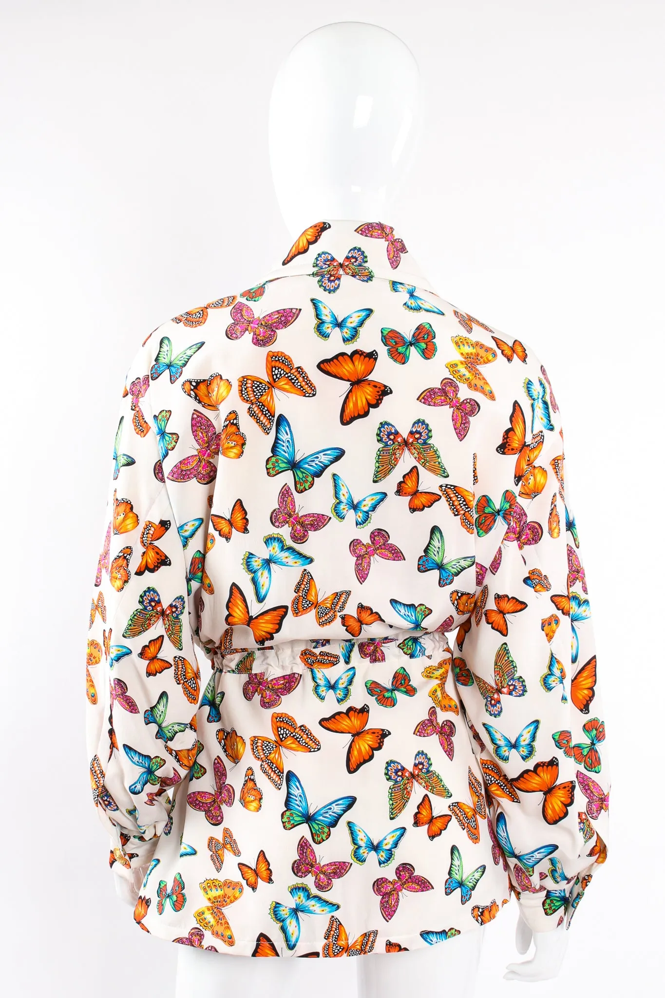 Silk Rainbow Butterfly Jacket