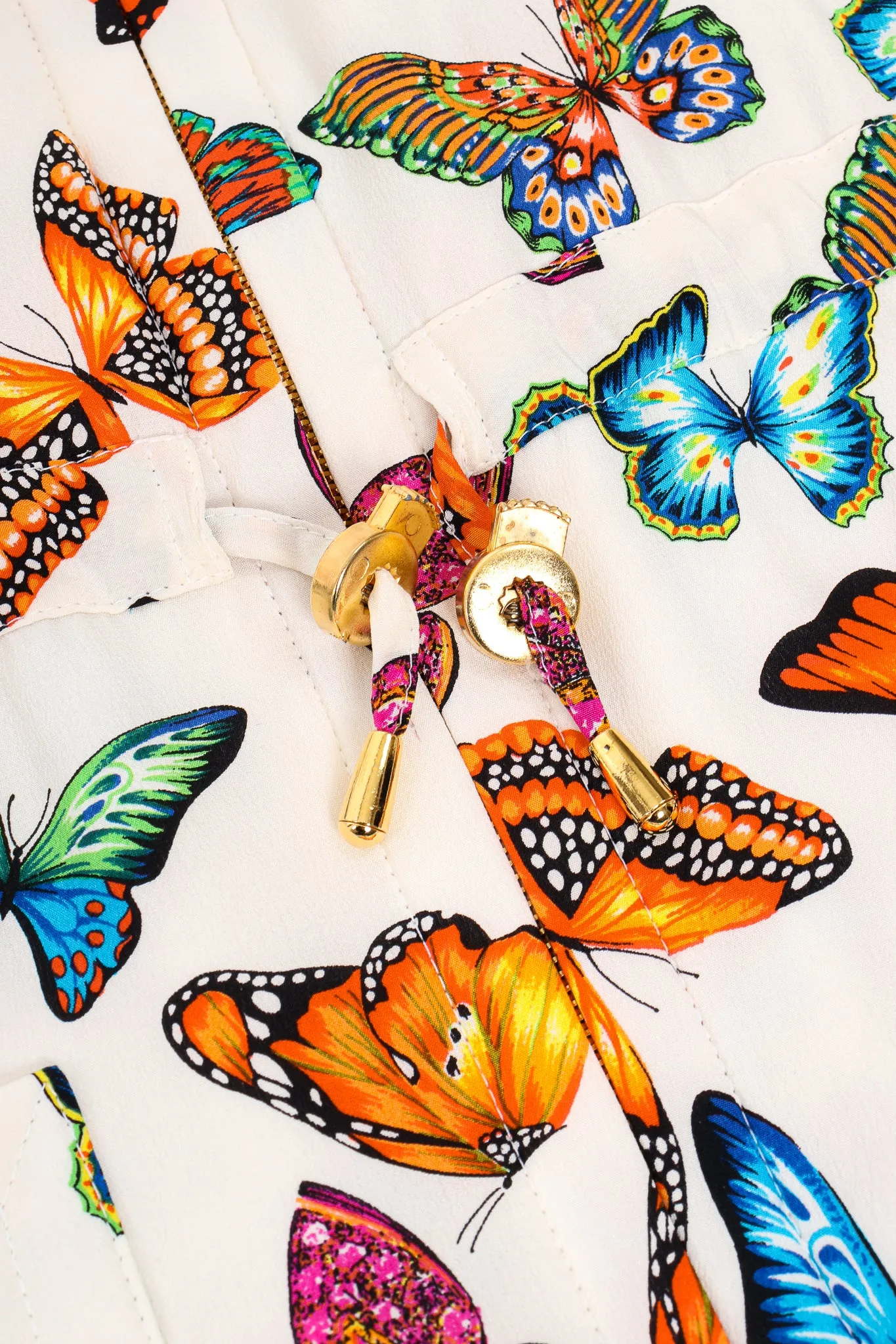 Silk Rainbow Butterfly Jacket