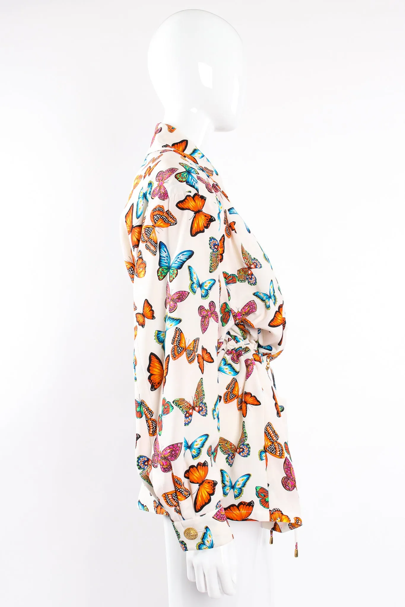 Silk Rainbow Butterfly Jacket
