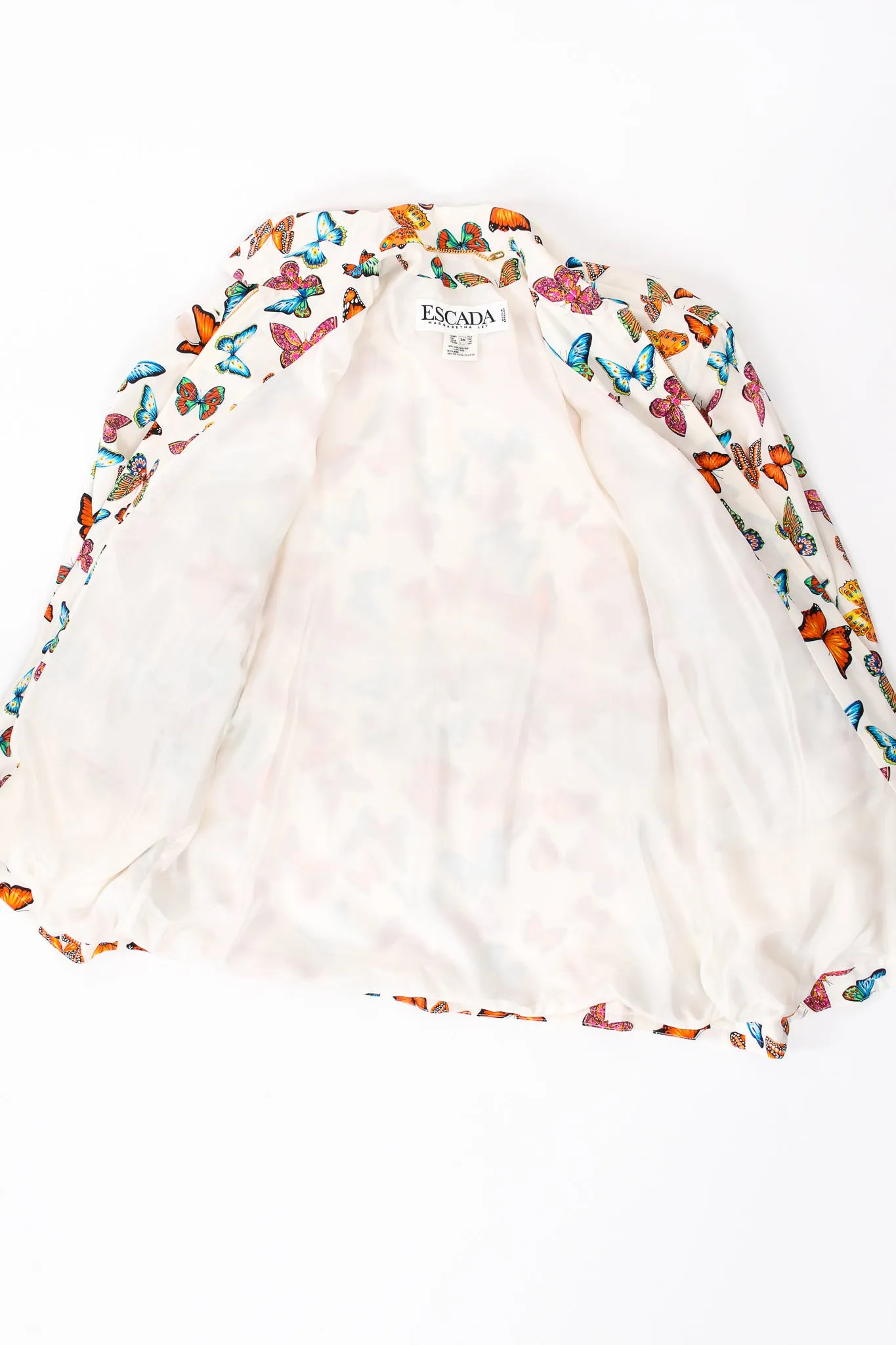 Silk Rainbow Butterfly Jacket