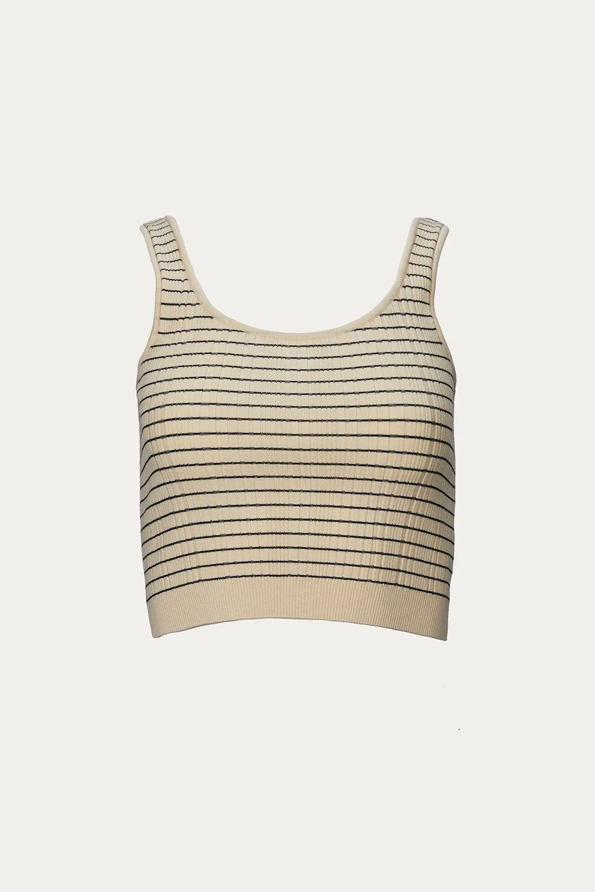 SINKL SLEEVELESS CROP KNIT TOP