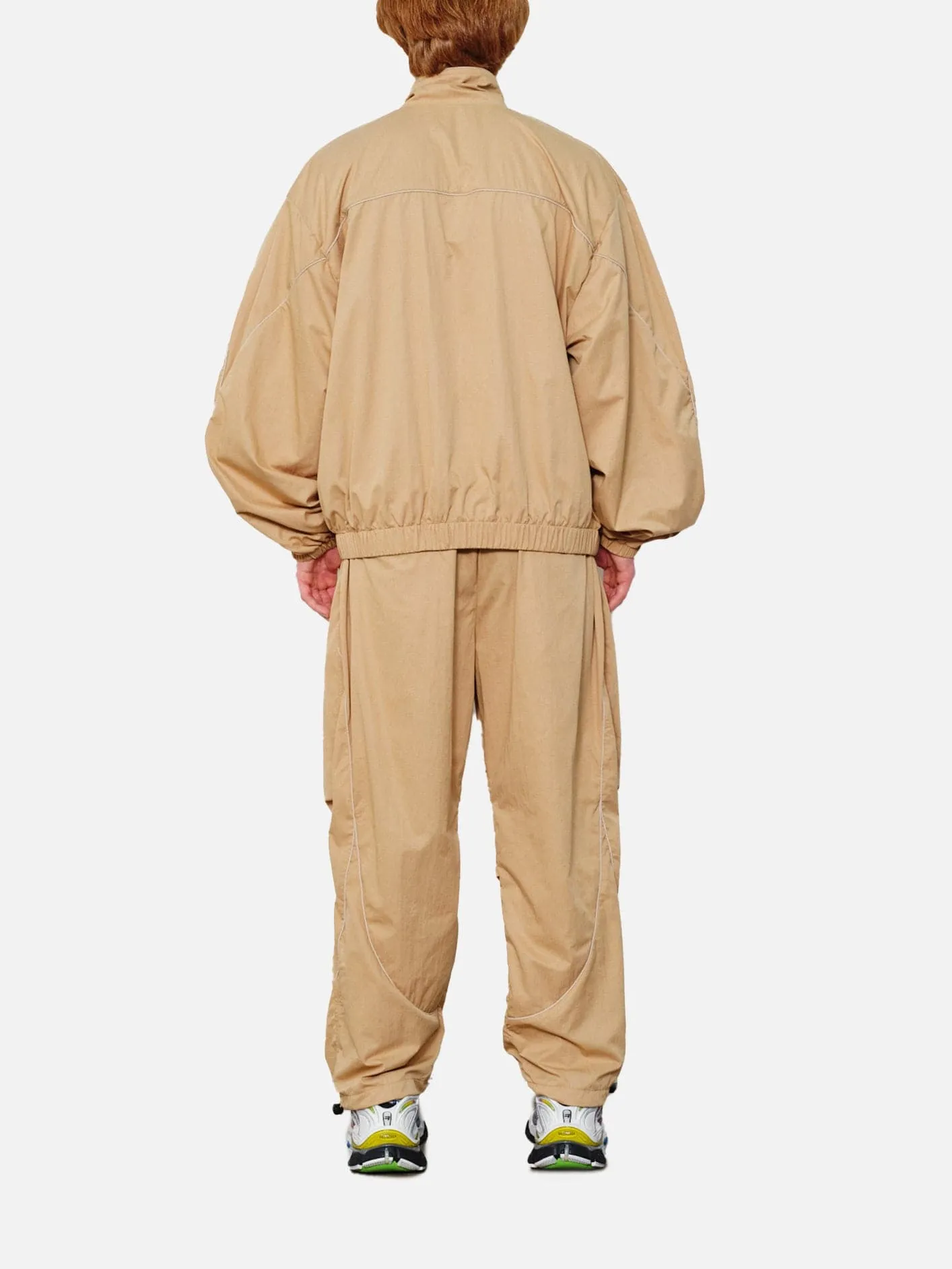 Soon Services Track Jacket - Beige